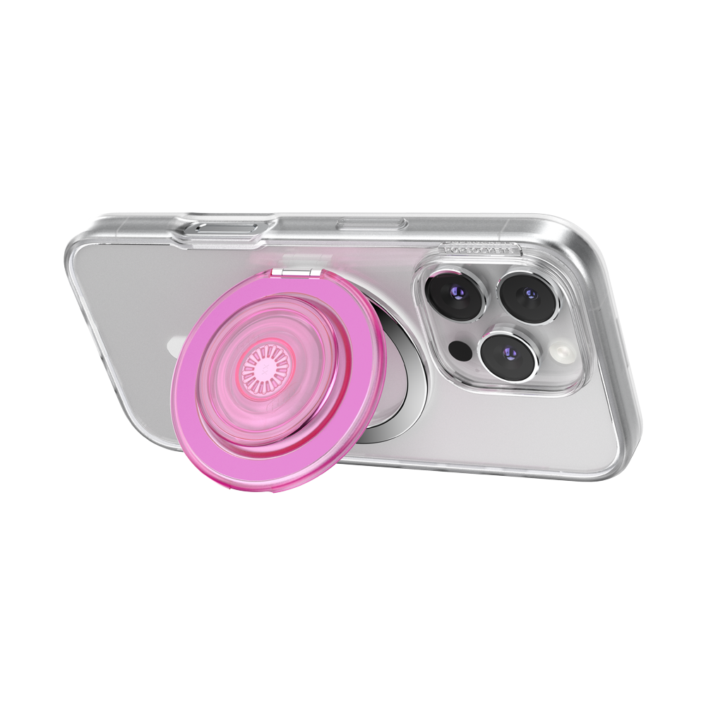 Translucent Baby Pink — MagSafe Kick-Out Grip & Stand - US 08243