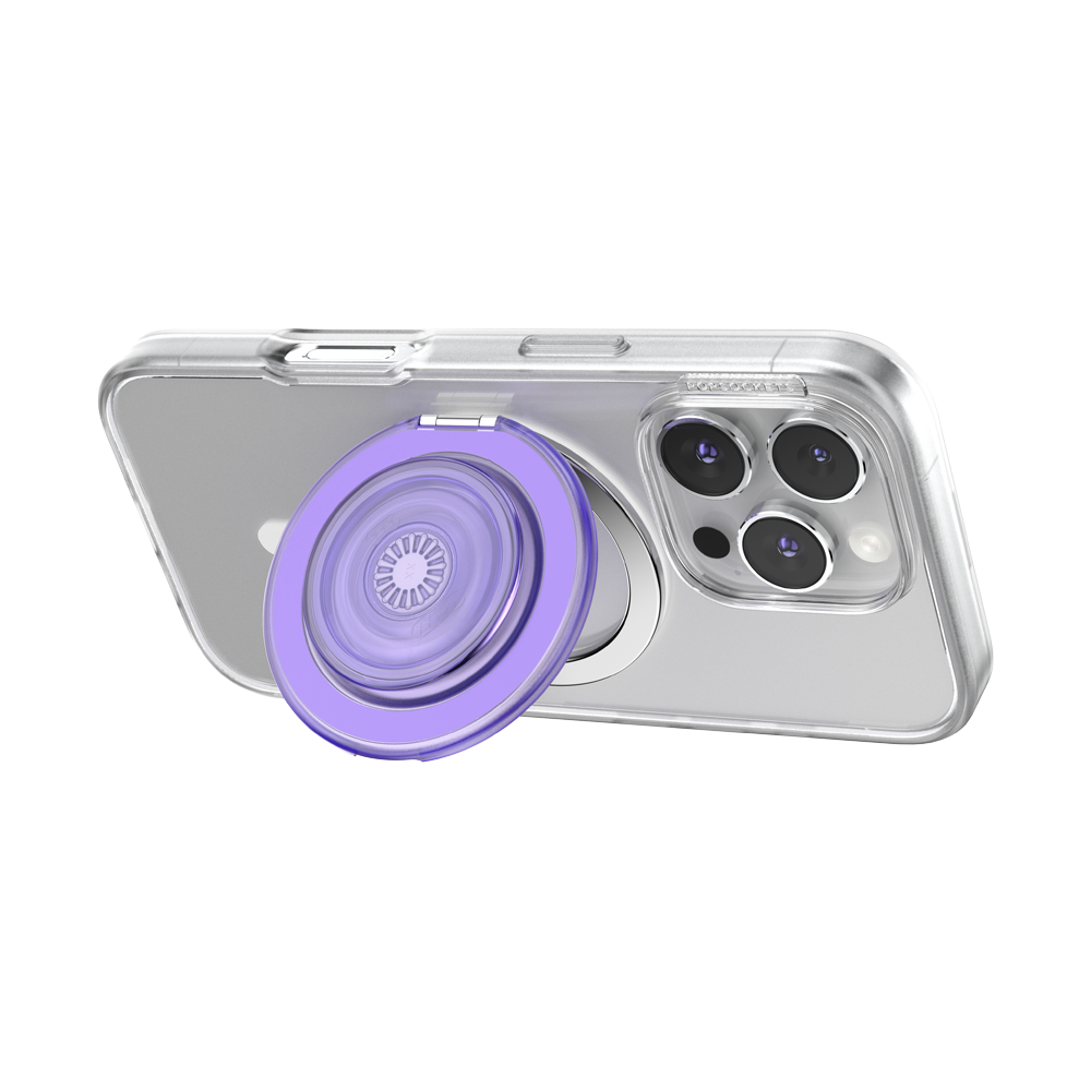 Translucent Dusty Purple — MagSafe Kick-Out Grip & Stand - US 08535