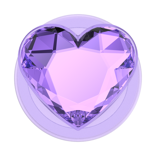 Crystal Heart Lavender — MagSafe PopGrip - US 91218