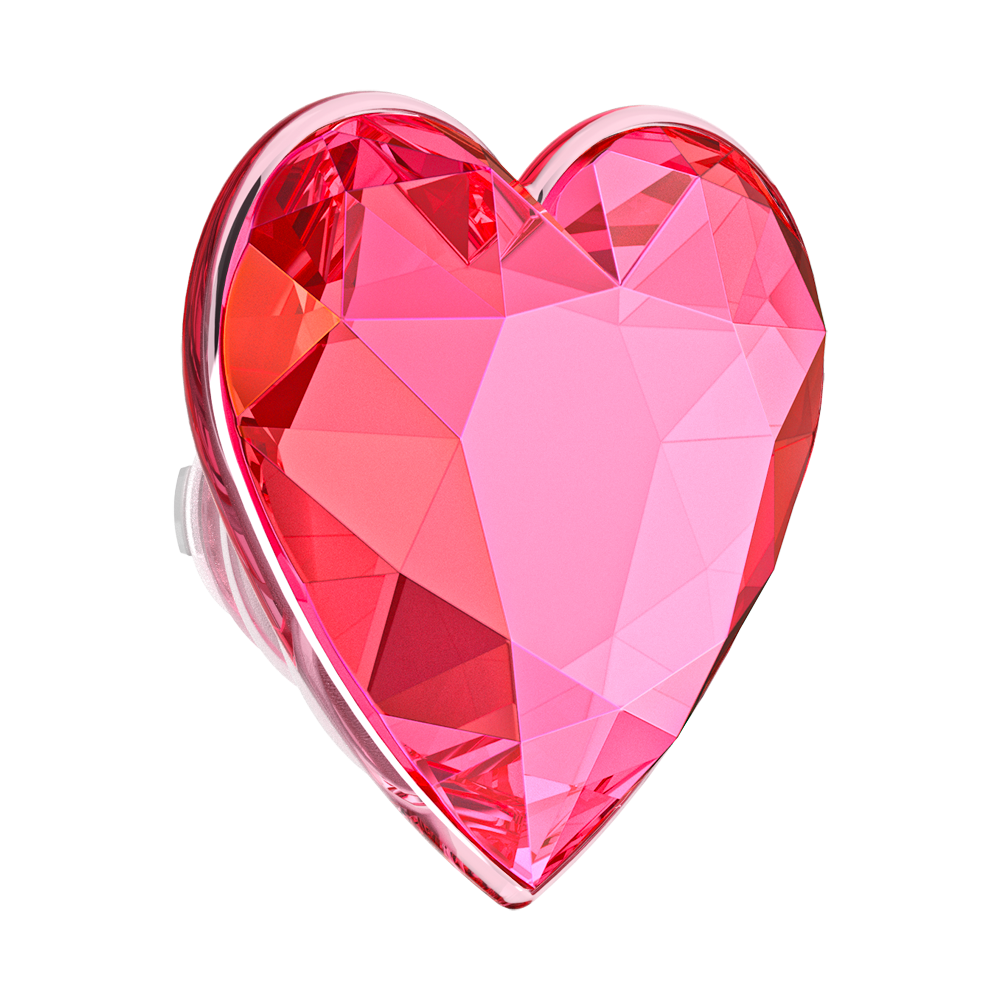 Crystal Heart Neon Pink — MagSafe PopGrip - US 22391