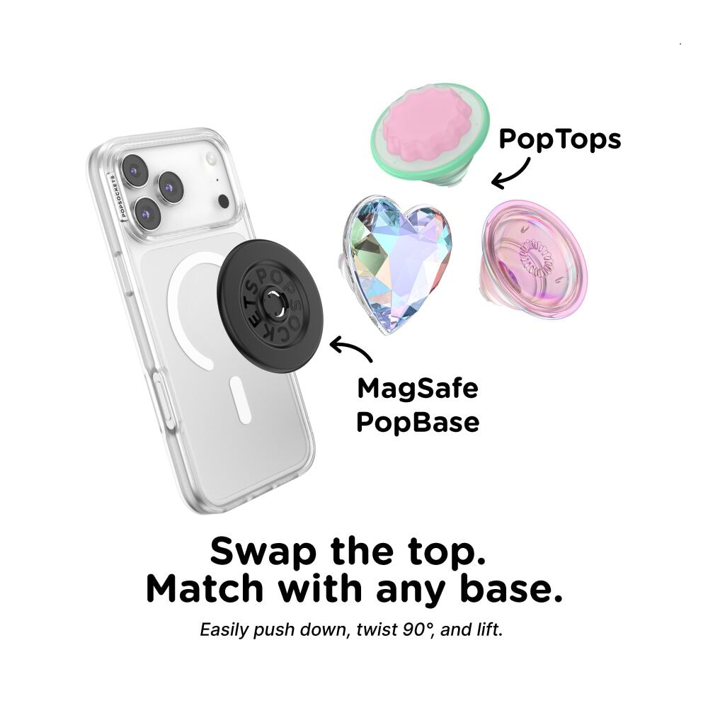 Iridescent Dichroic Heart — PopTop - US 65211