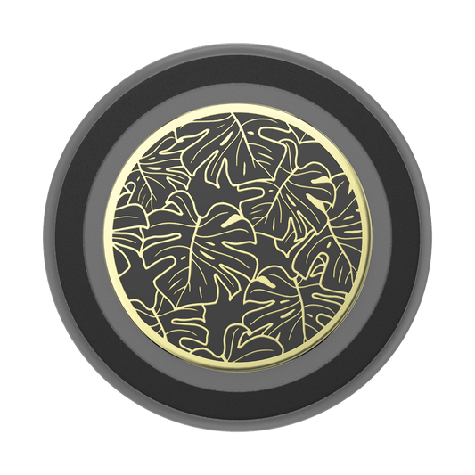 Enamel Monstera Black — MagSafe PopGrip - US 19917