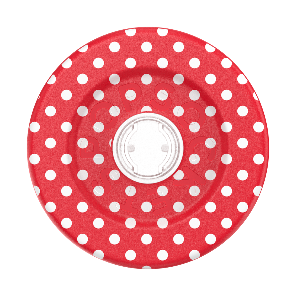 Polkadot Red — MagSafe Round Base - US 23064