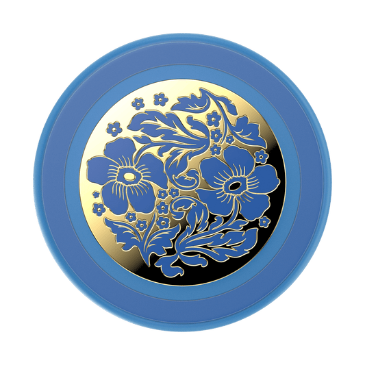 Enamel Lace Blue Vermeer — MagSafe PopGrip - US 00077