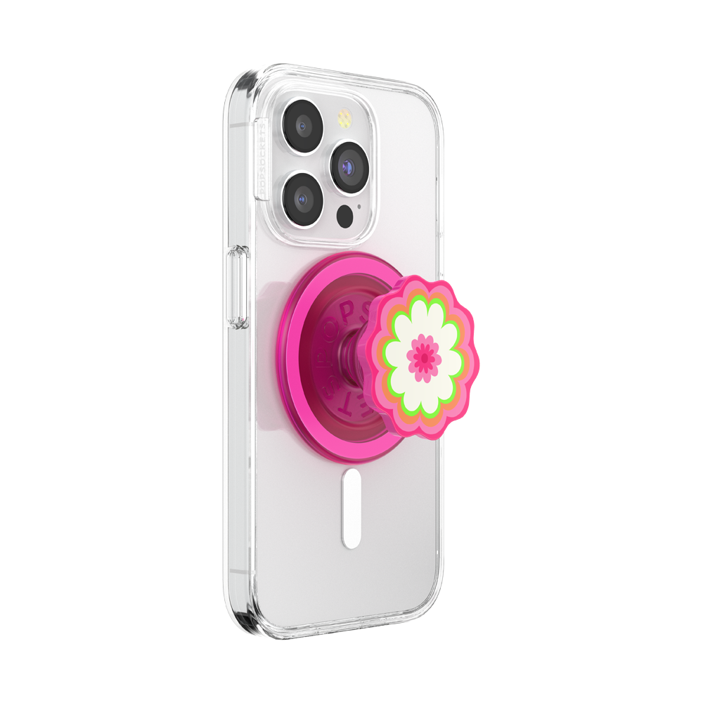 Molded Flower Kaleidoscope Pink — MagSafe PopGrip - US 72861