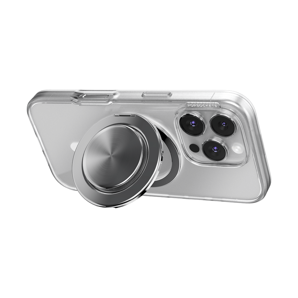 Aluminum Radial Silver — MagSafe Kick-Out Grip & Stand - US 13101
