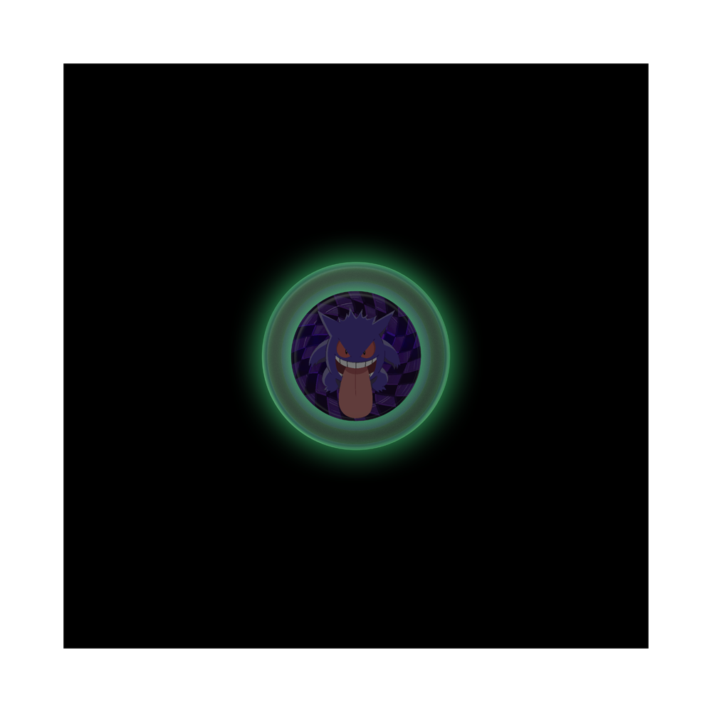 Glow in the Dark Ghost Gengar — MagSafe PopGrip - US 70449