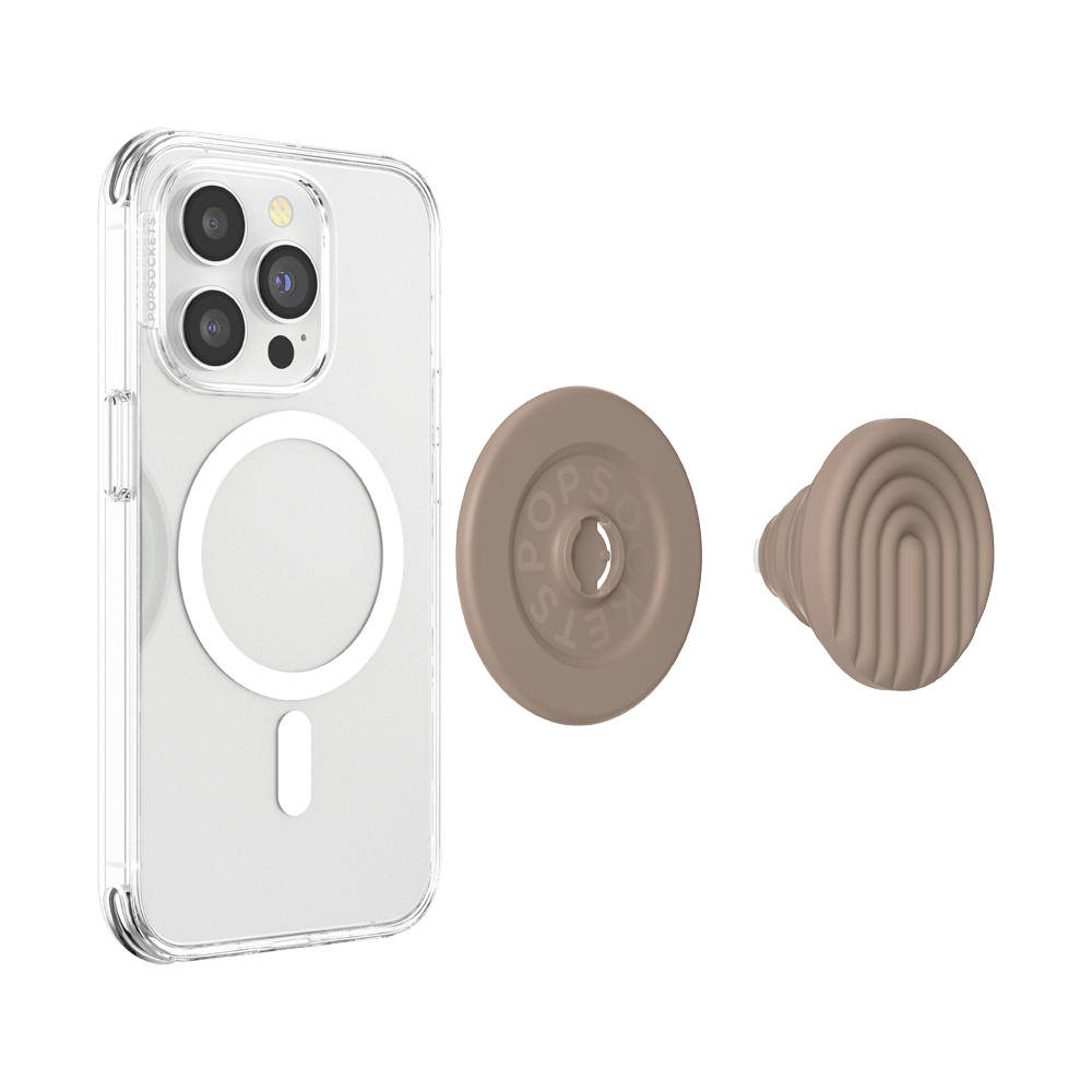 PopOut Latte Curves — MagSafe PopGrip - US 06852
