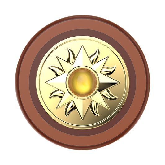 Enamel Sun Jewel Amber — MagSafe PopGrip - US 27827