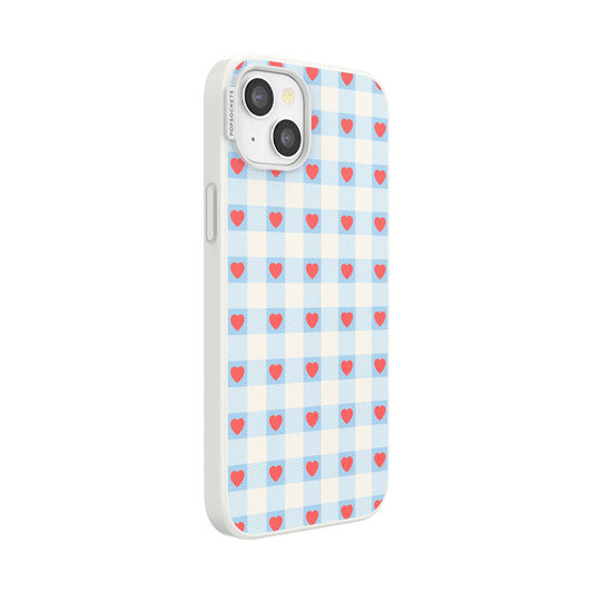 Berry Sweet Gingham — iPhone 15 Plus MagSafe Case - US 03181