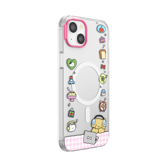 Dog Typing — iPhone 14 Plus MagSafe Case - US 19344