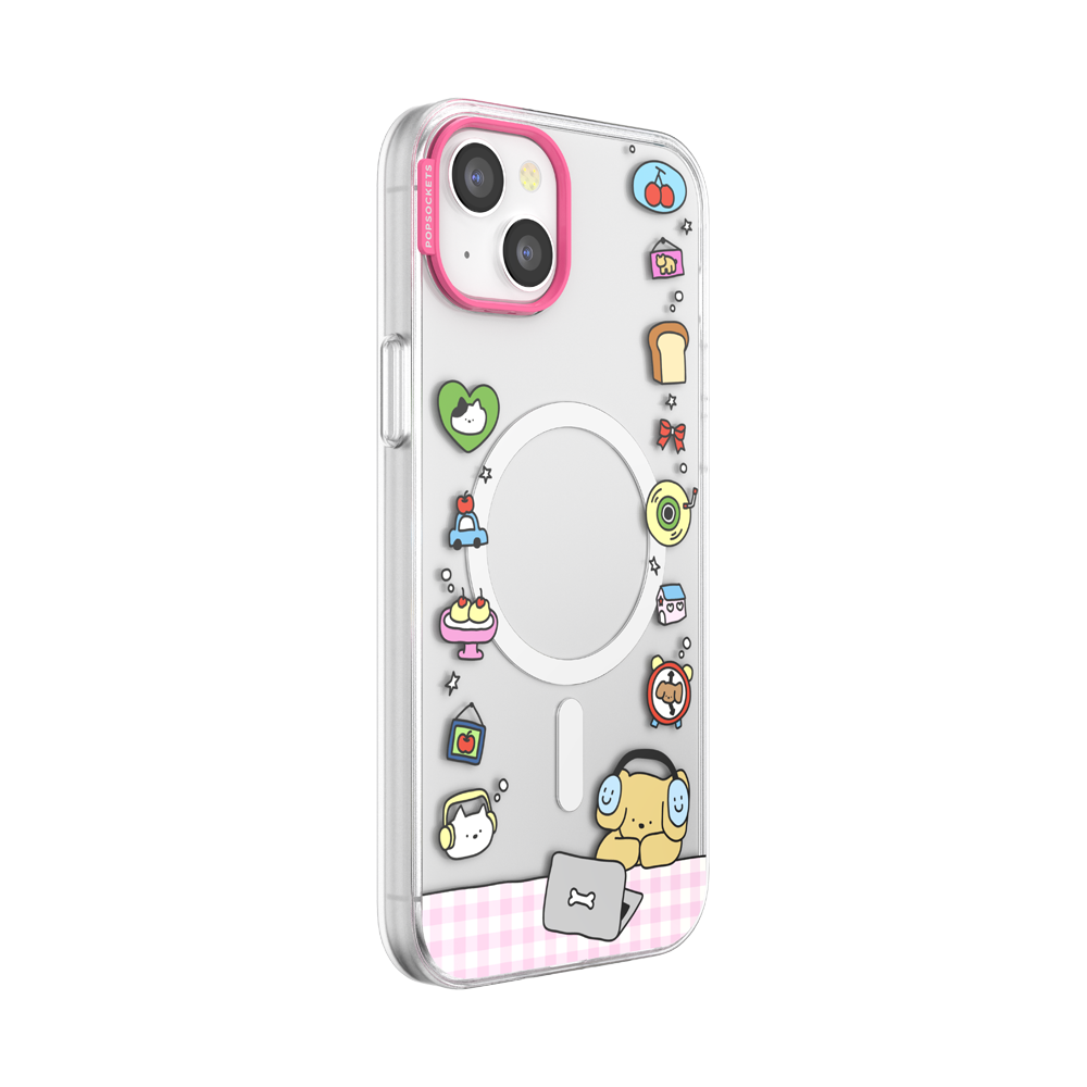 Dog Typing — iPhone 15 Plus MagSafe Case - US 08471