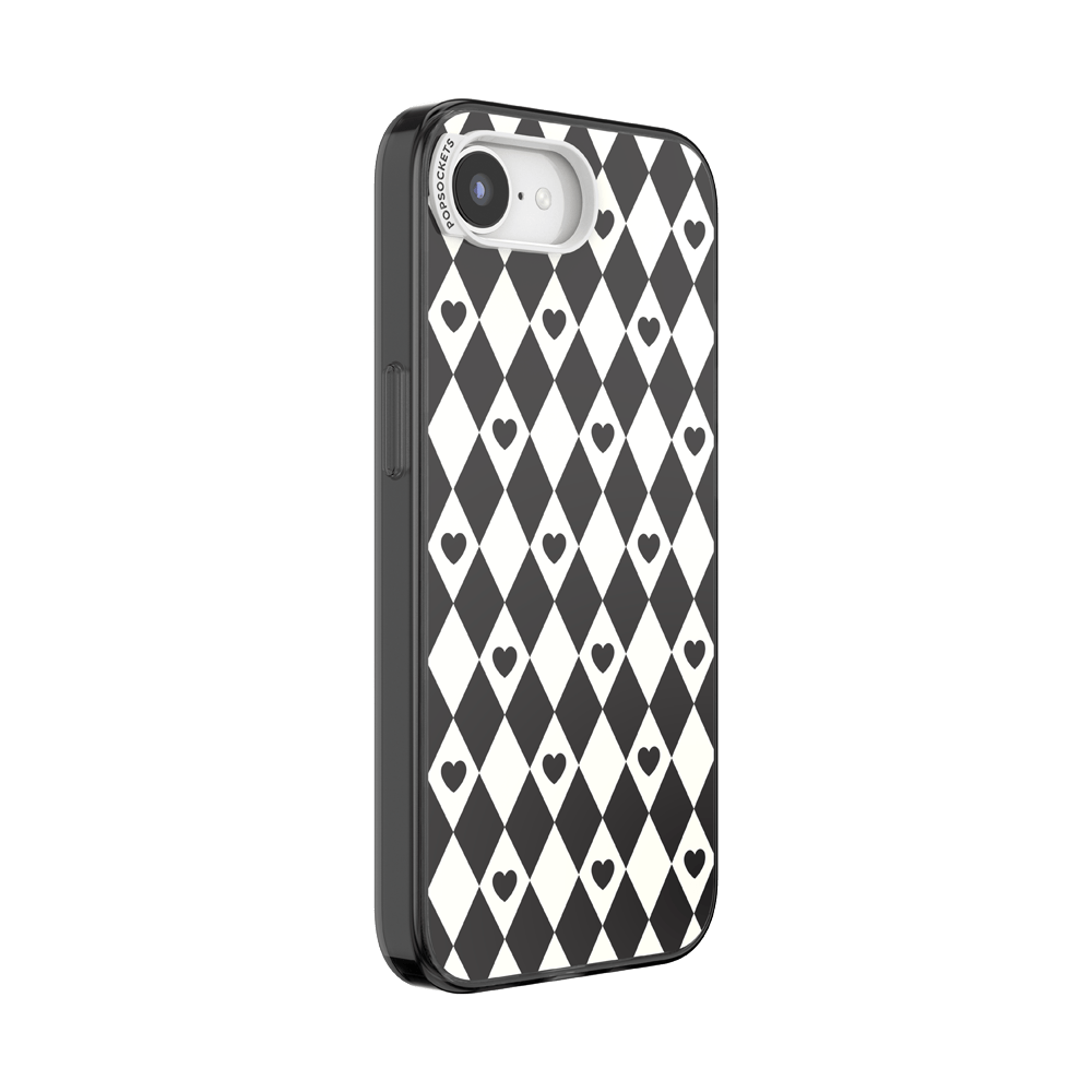 Harlequin Hearts Black — iPhone 17e/16e MagSafe Case - US 31880