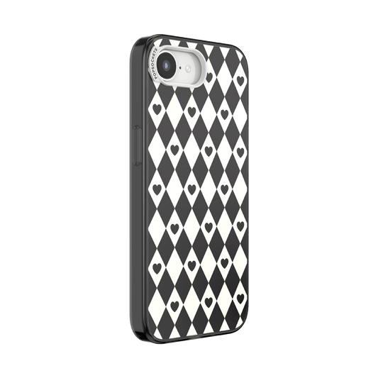 Harlequin Hearts Black — iPhone 17e/16e MagSafe Case - US 31880