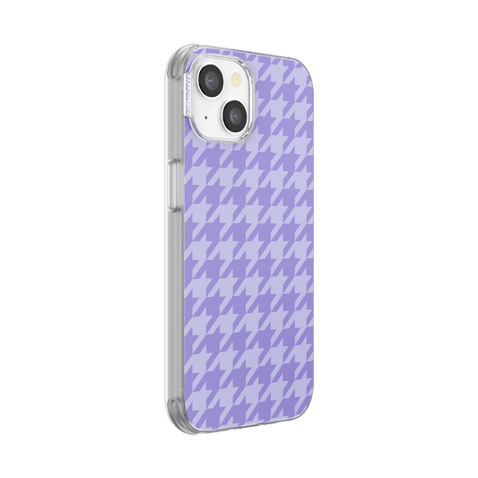 Lilac Houndstooth — iPhone 13 MagSafe Case - US 47737