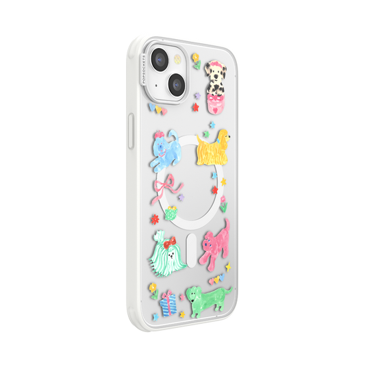 Puppy Cluster — iPhone 14 Plus MagSafe Case - US 13517