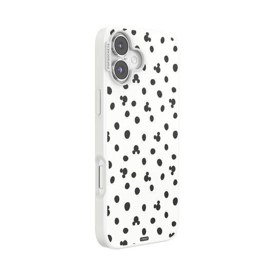 White Mickey Polka Dot — iPhone 16 Plus MagSafe Case - US 43726