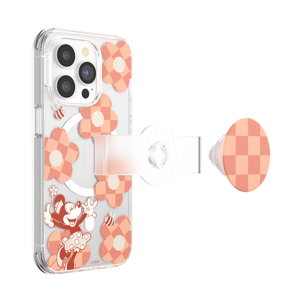 Minnie Checkered Flower — iPhone 14 Pro MagSafe Case - US 51513