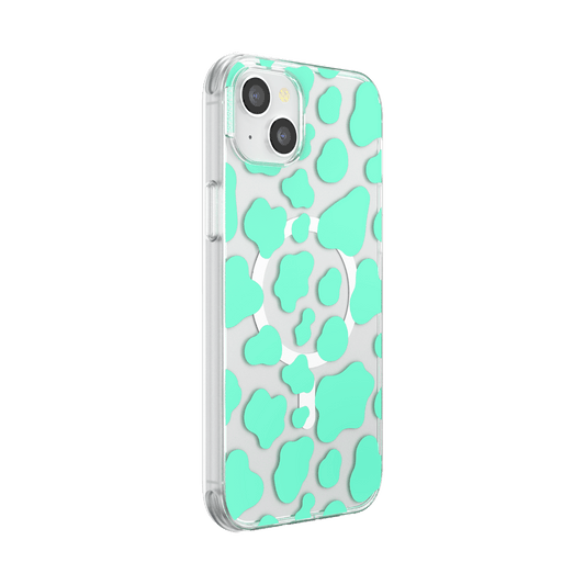 Turquoise Cow Cow — iPhone 14 Plus MagSafe Case - US 94946