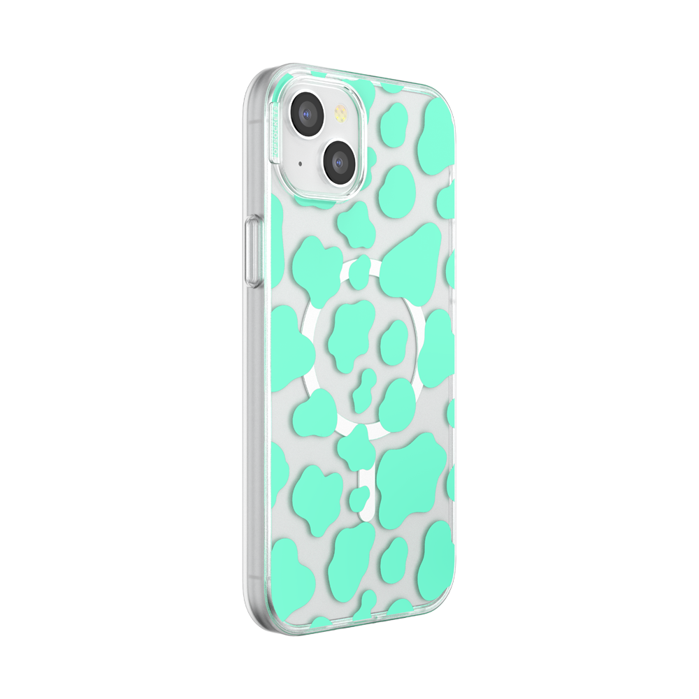 Turquoise Cow Cow — iPhone 15 Plus MagSafe Case - US 47313