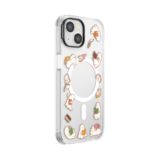 Spooky Book Club Clear — iPhone 14 MagSafe Case - US 13712
