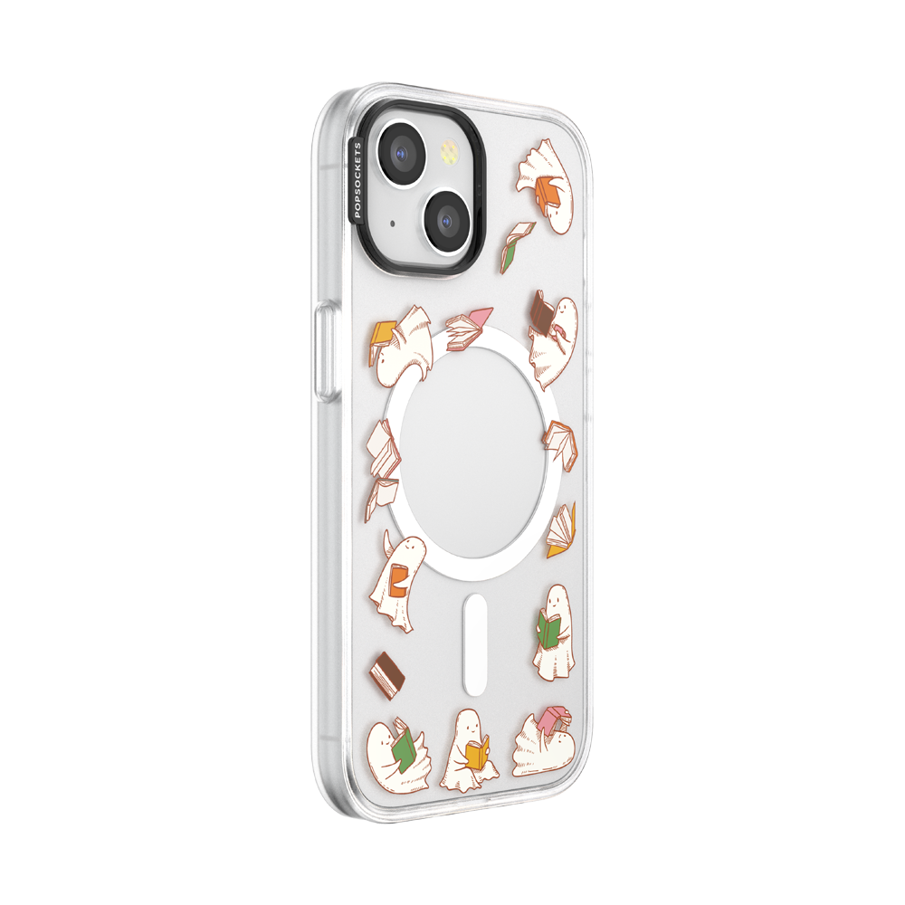 Spooky Book Club Clear — iPhone 15 MagSafe Case - US 04997