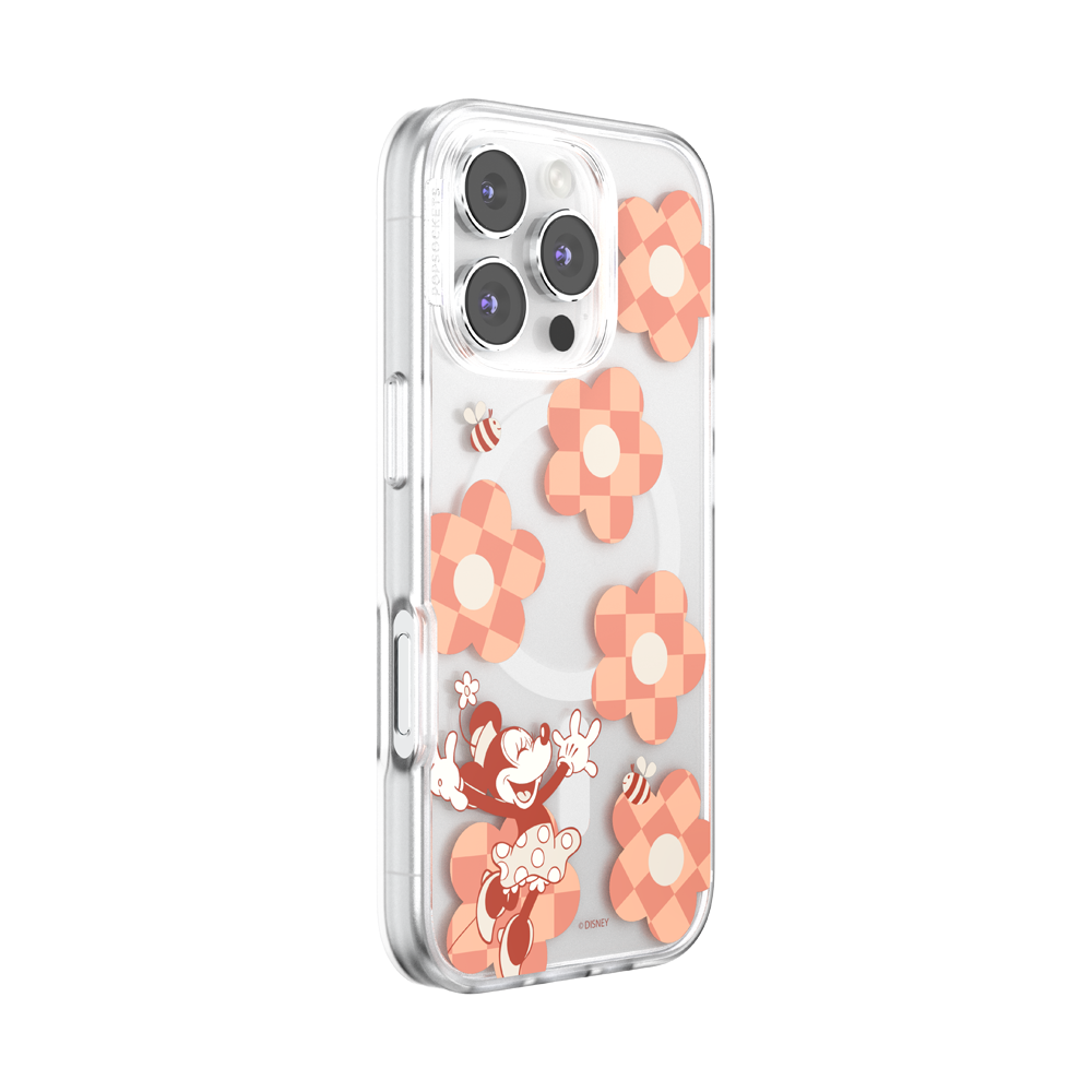 Minnie Checkered Flower — iPhone 16 Pro MagSafe Case - US 25098