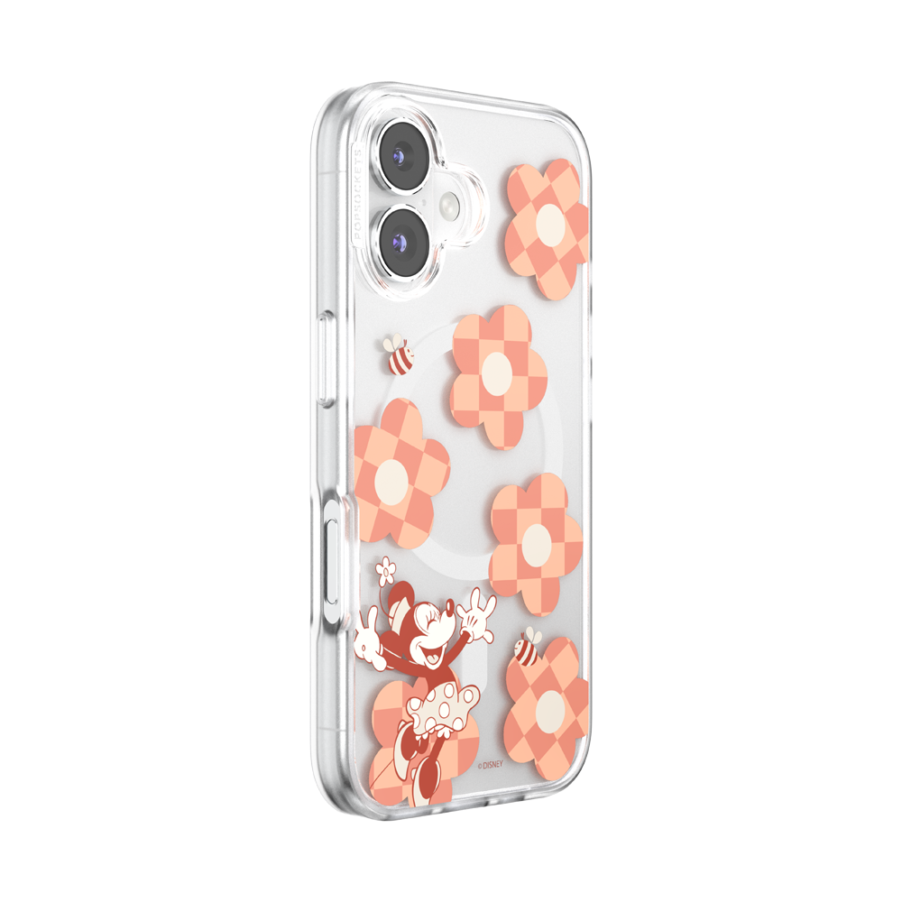 Minnie Checkered Flower — iPhone 16 MagSafe Case - US 98297