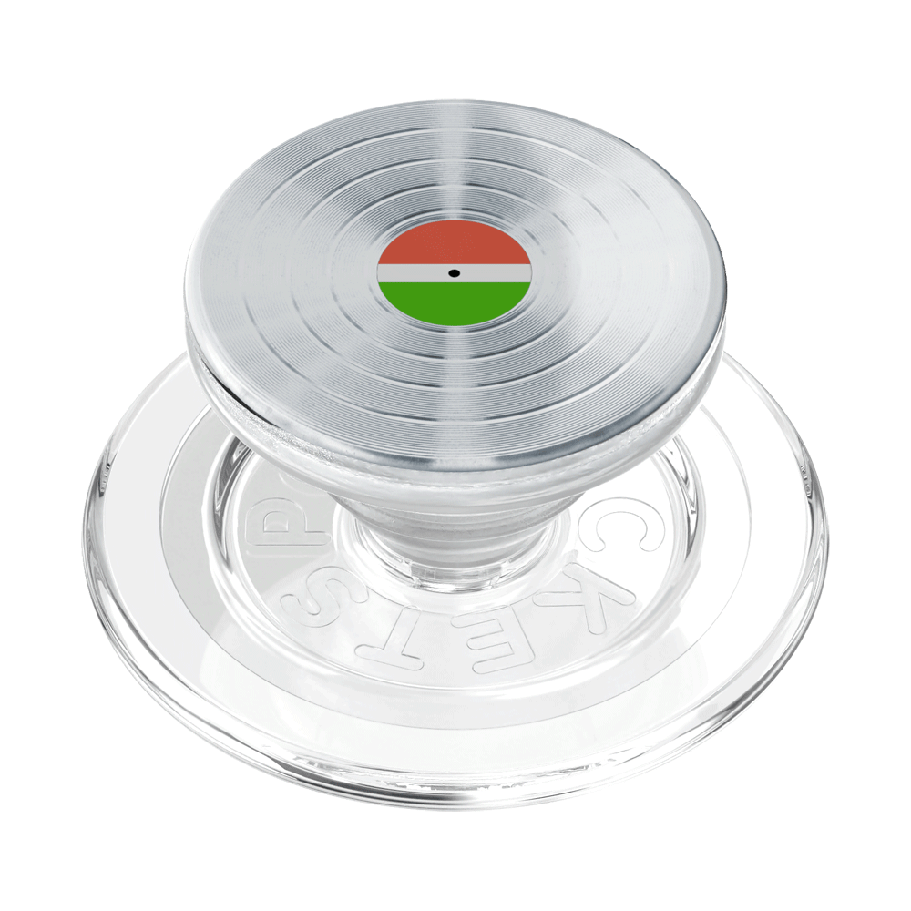 Backspin Aluminum 45rpm Silver — MagSafe PopGrip - US 26575