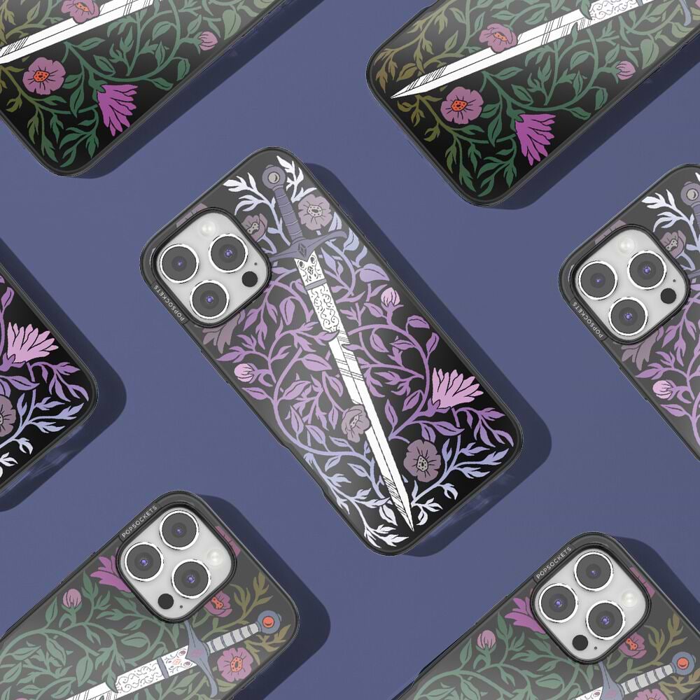 Mirror Thorny Blade Lavender — iPhone 16 Pro Max MagSafe Case - US 24452