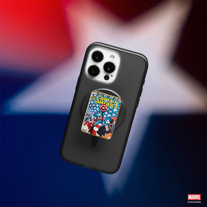 Enamel Captain America Comic Book — MagSafe PopGrip - US 85601