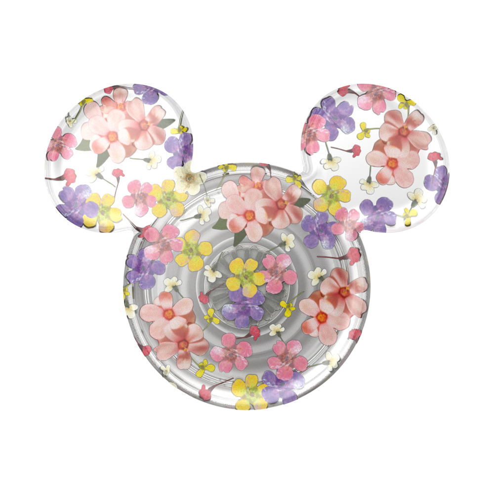 Translucent Mickey Mouse Cascading Flowers — Adhesive PopGrip - US 55043