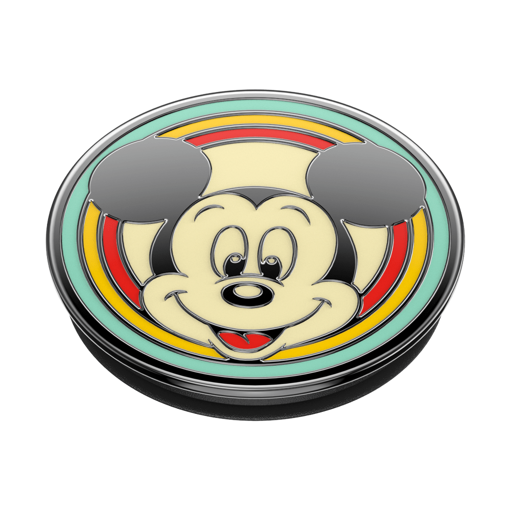 Enamel Vintage Mickey Mouse — Adhesive PopGrip - US 93188