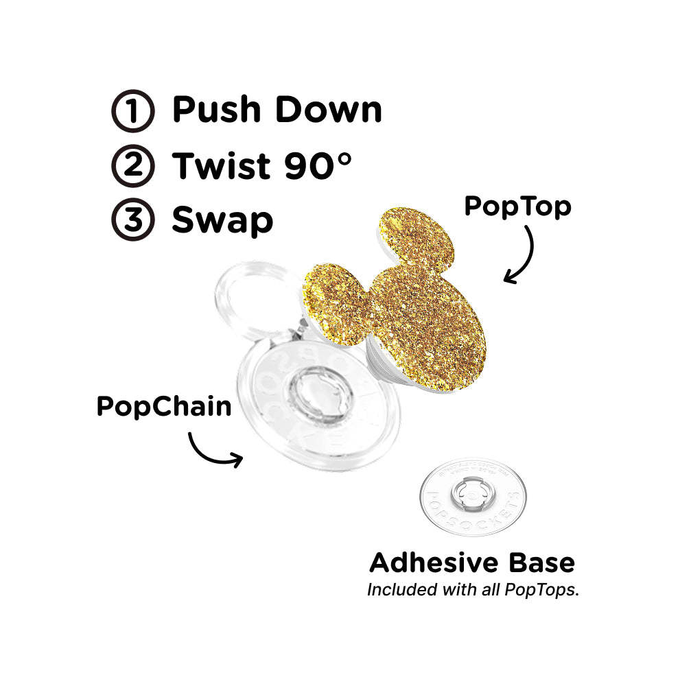 Earridescent Gold Mickey — PopTop - US 38845