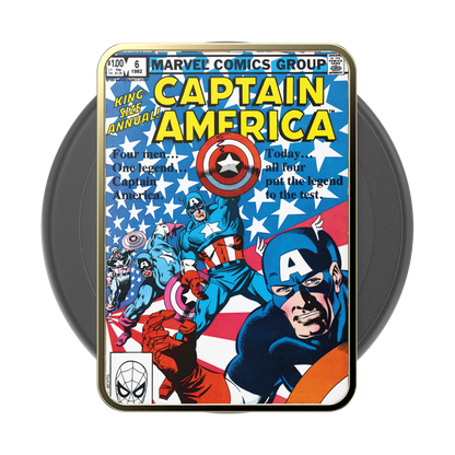 Enamel Captain America Comic Book — MagSafe PopGrip - US 93567
