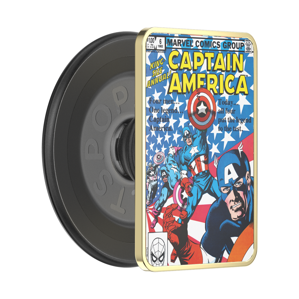 Enamel Captain America Comic Book — MagSafe PopGrip - US 93567
