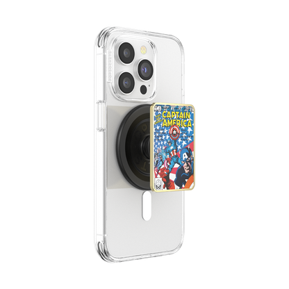 Enamel Captain America Comic Book — MagSafe PopGrip - US 65941