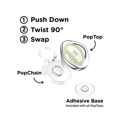 Enamel Eye of the Behold Silver — PopTop - US 41285