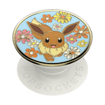Floral Eevee Enamel — Adhesive PopGrip - US 33862