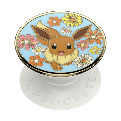 Floral Eevee Enamel — Adhesive PopGrip - US 15993