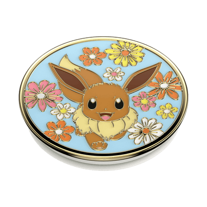 Floral Eevee Enamel — Adhesive PopGrip - US 33862