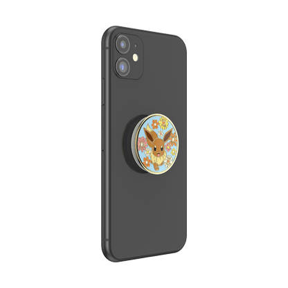 Floral Eevee Enamel — Adhesive PopGrip - US 33862