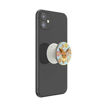 Floral Eevee Enamel — Adhesive PopGrip - US 82702