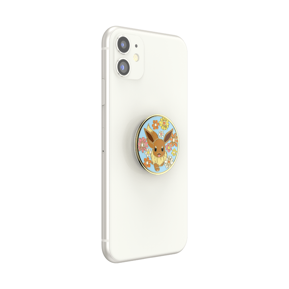 Floral Eevee Enamel — Adhesive PopGrip - US 15993