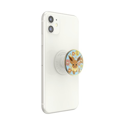 Floral Eevee Enamel — Adhesive PopGrip - US 33862