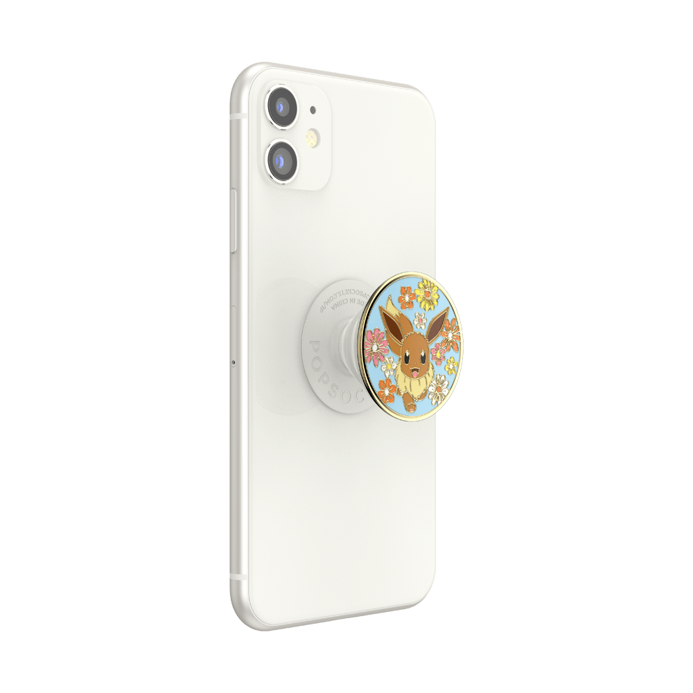 Floral Eevee Enamel — Adhesive PopGrip - US 15993