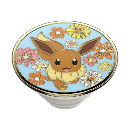 Floral Eevee Enamel — Adhesive PopGrip - US 15993