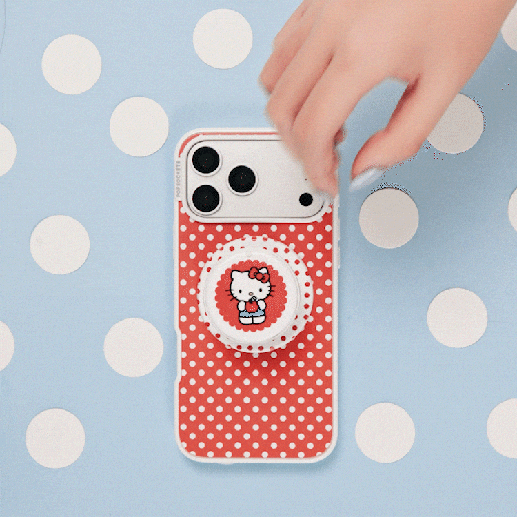 Cherry Red Polka Dot — iPhone 15 Pro MagSafe Case - US 06667