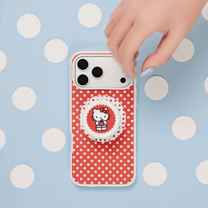 Cherry Red Polka Dot — iPhone 17e/16e MagSafe Case - US 91514