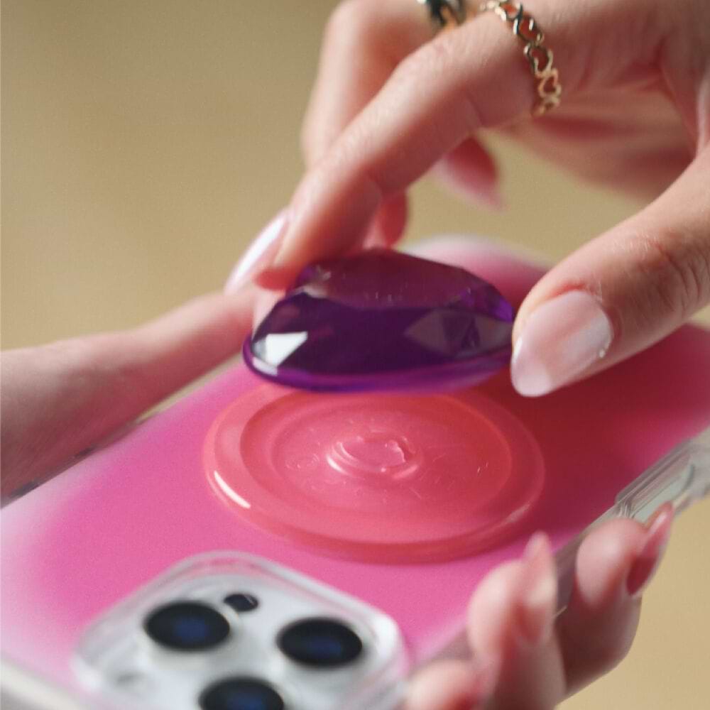 Crystal Heart Lavender —  MagSafe PopGrip - US 56962